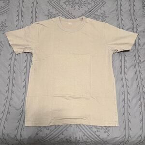 Uniqlo blank cream shirt